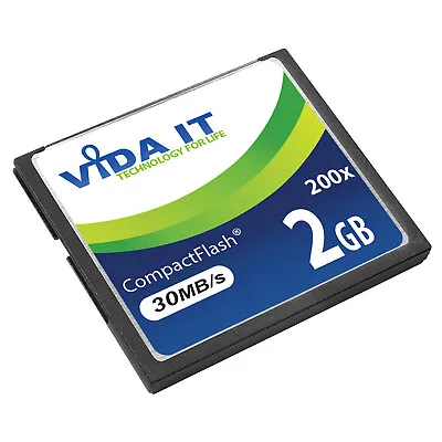 2GB CF Compact Flash Memory Card High-Speed Superior Quality UDMA For Camera UK • £26.99