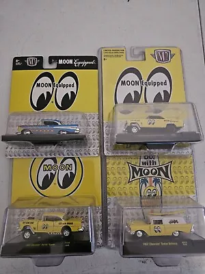 M2 MACHINES Lot 4 GASSER Sedan Delivery GS08 MOON EYES Hs18 Gs01 R73 Nova 🔥  • $30