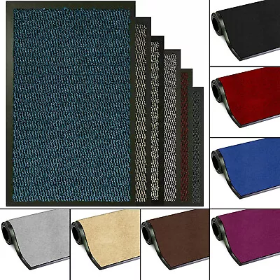£6.96 • Buy Large Heavy Duty Rubber Barrier Non Slip Door Mat Runner Rugs Back Hall Kitchen
