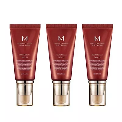 MISSHA M Perfect Cover BB Cream No23 SPF42 PA +++ 50ml * 3ea K-Beauty • $39.99