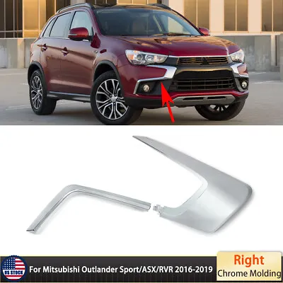 For Mitsubishi Outlander Sport ASX RVR 2016-2019 Front Bumper Right Molding Trim • $29.99