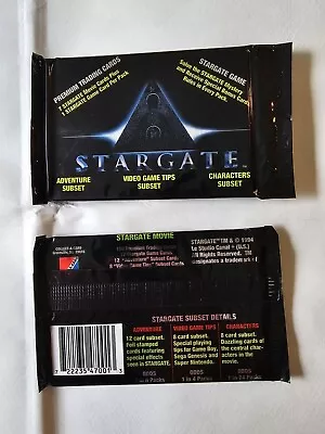 1994 Stargate Movie And Game Trading Card Pack • $2.50