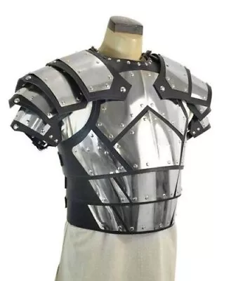 Halloween Leather Larp Centurion Body Armor Medieval Chest Cosplay Costume Armor • $329.99