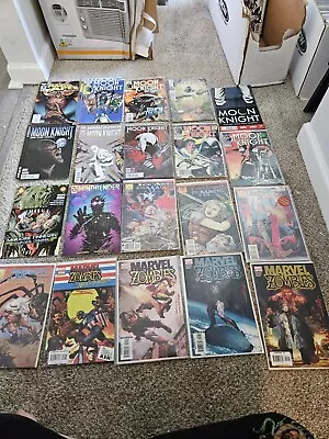 23 Comic Lot Marvel Comics (Marvel Zombies Signed) Moon Knight FREE SHIPPING  • $150