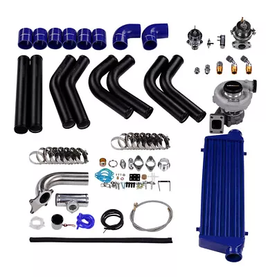 10x T3/T4 T04E Universal Turbo Charger Kit + Intercooler + Pipe + BOV +Wastegate • $484.99