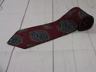 Editions By Van Heusen Purple Paisley Design Designer Men's Neck Tie EUC - T2 • $6.29