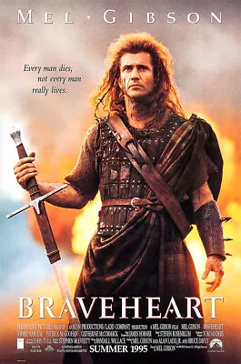 Braveheart Mel Gibson Movie Premium POSTER MADE IN USA - PRM762 • $15.48