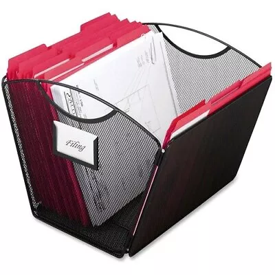 Safco® Onyx Mesh Desktop Tub File Storage Box Letter Black (SAF2162BL) • $51.26