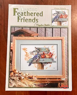 2002 Marjolein Bastin FEATHERED FRIENDS Cross Stitch Pattern Chart Lanarte 3313 • $15.99