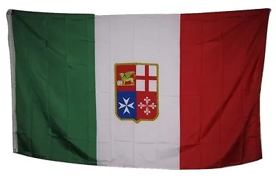 3x5 Italy Navy Ensign Crest Italian Rough Tex Knitted Flag 3'x5' 100D • $9.88