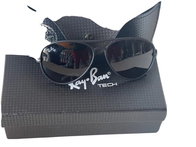 $59 • Buy Cartier Vintage Legends Square Wood Sunglasses Black  Gradient Lens