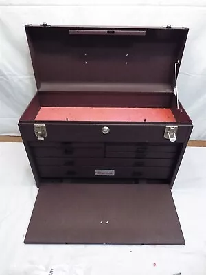 Vintage Starrett 7-Drawer Metal Machinist Tool Chest Box W/Keys • $299.99