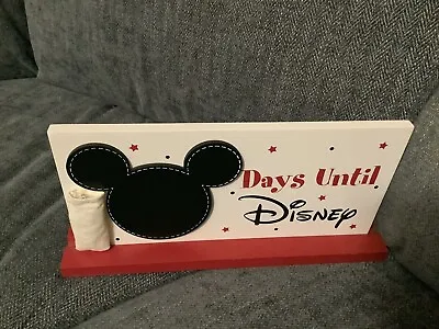 Days Until Disney Sign Holiday Countdown Chalkboard • £3