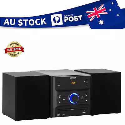 Home Stereo Mini Hi Fi System Bluetooth CD Player USB DVD Compact Audio Sound • $139.95