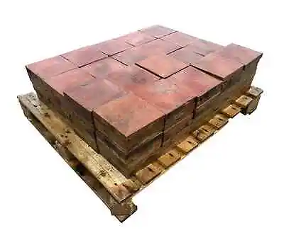 Batch Of 148 Reclaimed Terracotta Quarry Floor Tiles - Quarries Flooring - Red • £655