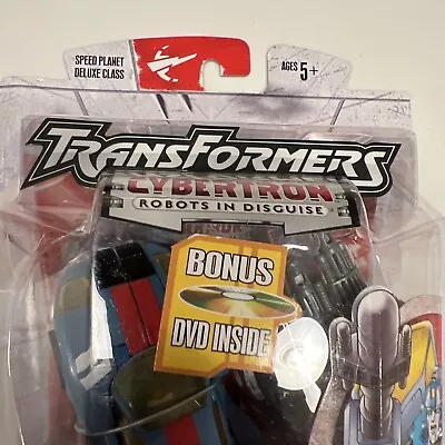 Hasbro Transformers Cybertron Deluxe Blurr Action Figure New With DVD  Blurr New • $69