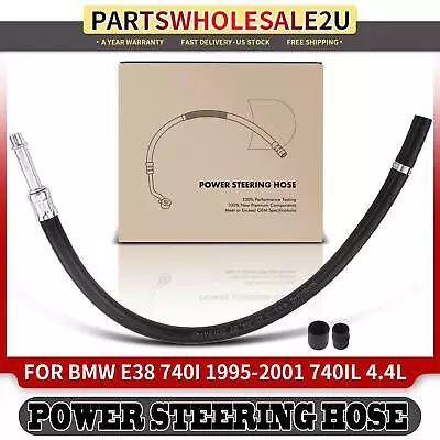 Power Steering Return Line Hose Assy For BMW E38 740i 740iL Cooler To Reservoir • $15.99