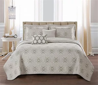 HST 5 Piece Comforter Set Floral Print Vintage Boho All Season Bedding Set • $84.79