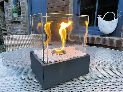 £44.99 • Buy TableTop Fireplace Bio Ethanol Cube BioFire Pit Indoor Outdoor Portable Heater