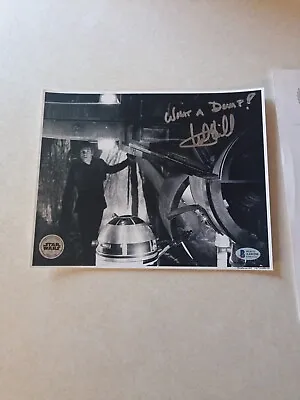 MARK HAMILL SIGNED STAR WARS PHOTO 8x10 OPX WITH QUOTE BECKETT LETTER • $1299.99