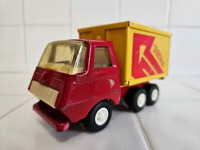 Vtg 70's RED/YELLOW TONKA TILTING Cargo Box Truck Pressed Steel 5  Long • $9.99