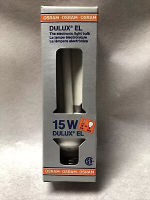 OSRAM DULUX EL 15w 60w Equiv. The Electronic Light Bulb Free Shipping • $17