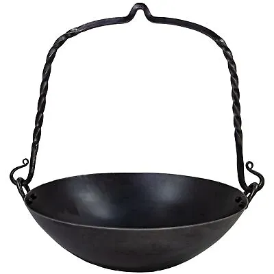 Medieval Inspired Functional Camping Kettle Viking Outdoor Forged Cooking Pot • $54.99