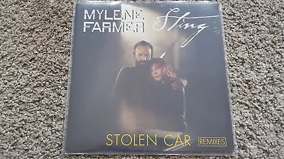 12  LP Disco Vinyl Mylene Farmer & Sting - Stolen Car [Remixes] STILL SEALED!! • $87.99