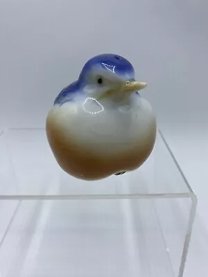 Vintage Bluebird Figurine Ornament Porcelain Fat Chubby • $12.99