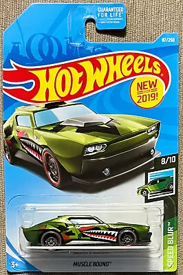 Hot Wheels 2019 Speed Blur Series #8/10 Muscle Bound #FYB77 1:64 Scale • $2.99