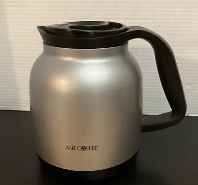 Mr Coffee Thermal Insulated Stainless Steel Carafe 10 Cup Pot 7” Tall • $12.50