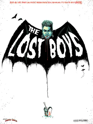 The Lost Boys Vampire Welcome To Santa Carla Movie Poster Print Art 18x24 Mondo • $109.99