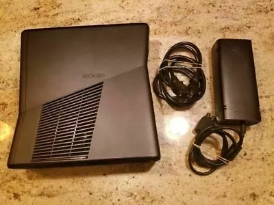 Microsoft Xbox 360 Slim 250GB HDD Black Console (NTSC) • $300