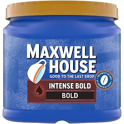 Maxwell House Intense Bold Dark Roast Ground Coffee (26.7 Oz Canister) • $13.99