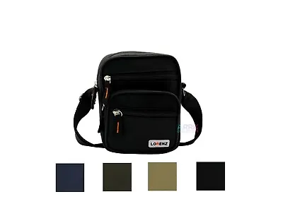 Canvas Flight Messenger Utility Shoulder Bag Cross Body Handbag Small Work Bag • £10.44