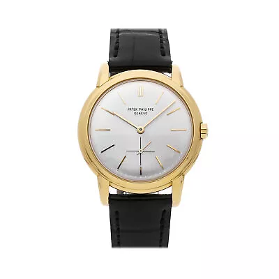 Patek Philippe Calatrava Automatic Yellow Gold Mens Strap Watch 3433J • $16950