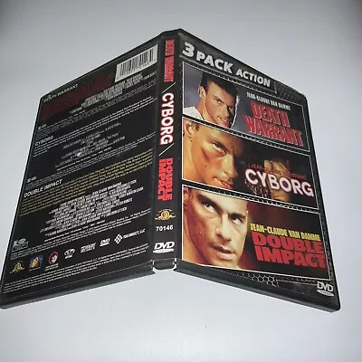 Death Merchant / Cyborg / Double Impact (DVD) Jean Claude Van Damme • $14.99