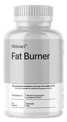 FitSmart Fat Burner - One Months Supply - 60 Capsules - Vegan • £39.90