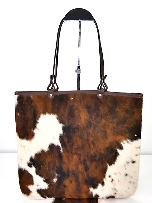 £49.99 • Buy Ursule Beaugeste Bag Cow Hair Tote Shoulder Bag Vintage Designer French Paris