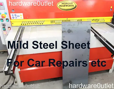 MILD STEEL SHEET Metal 0.9 1.2 Or 1.5 Mm For Car Repairs MIG Welding Metalwork • £4.10