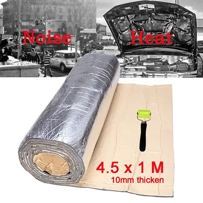 £89 • Buy 4.5M Car Sound Insulation Deadener Mat Heat Proofing Floor Hood Door Foam Mat