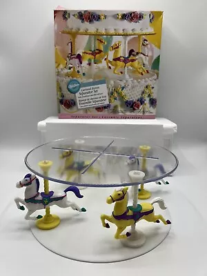 Wilton Carousel Horses Separator Set For Cake Vintage 1996 • £21.19