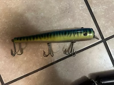 L Cooper Co Stanford Conn Vintage Striped Bass  Plug Approx 9 Inches • $10