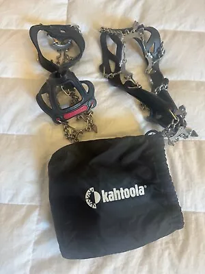 Kahtoola MICROspikes Traction System - Medium - Black - Worn Once! • $15.50