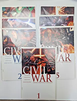 Marvel Civil War Complete Set #1-7 Full Series 2006 VF NM • $25