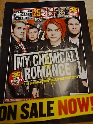 My Chemical Romance A4 One Page Poster Kerrang Magazine Uk  • £6.49