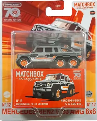 Matchbox 1:64 Mercedes Benz G 63 Amg 6x6 Superfast 2023 Assurment S Hlj70 New!! • $12.99