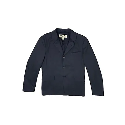 SS12 Marni H&M Blazer Jacket Men’s Small Navy Blue Striped • £49.99