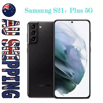 New Samsung Galaxy S21+ Plus 5G G996U 128GB Factory Unlocked Smartphone Black AU • $472.88