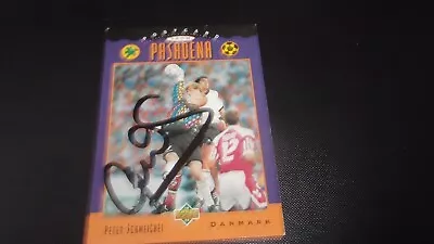 £4.99 • Buy Upper Deck World Cup Usa Smudged Signed Peter Schmeichel  Denmark